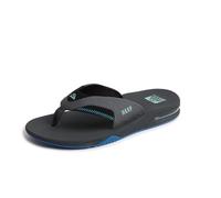 REEF Fanning Chanclas abrebotellas para hombre, soporte de arco, suela resistente, impermeables, 45 EU
