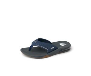 REEF Fanning Chanclas abrebotellas para hombre, soporte de arco, suela resistente, impermeables, 45 EU