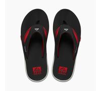 Reef Fanning Pregame Chanclas Para Hombre Negros/Rojos NUEVO