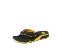 Reef Fanning Pregame - Sandalias impermeables para hombre, color negro y rojo, negro y amarillo, 45 EU