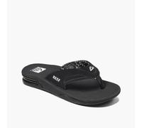 REEF Fanning, Sandalias Flip-Flop Mujer, Negro (Black), 37.5 EU