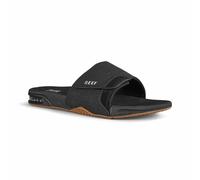 Reef Fanning Slide Sandalias - Negro/Plata