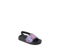 Reef Girl's Little One Slide Sandal, Purple Fronds, 10 UK Child