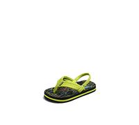 Reef Little Ahi Sandal, Neon Palm, 3 UK, Palma de neón, 36 EU