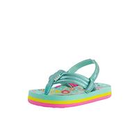 Reef Little Ahi, Sandalias thong de playa para niñas, Love Rainbow, EU 19