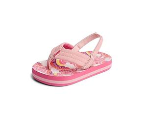 Reef Little Ahi, Sandalias thong de playa para niñas, Rainbows and Clouds, EU 19