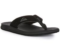 Reef Phantoms Chanclas De Verano Playa Para Hombre Sandalias Negras UK 6 - 12