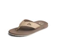 Reef Phantoms Mens Beach Flip Flop, Water Friendly, Soft and Supportive Molded Footbed, Tan/Tan, 10