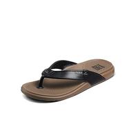 REEF Sandalias Oasis para hombre, negro (Fossil/Black), 43 EU