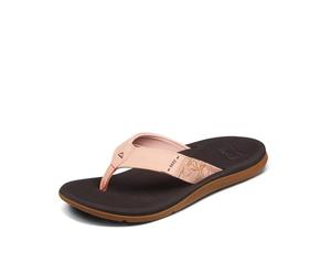 Reef Santa Ana - Sandalias para mujer, sujeción del puente, resistentes al agua, suela que no deja marcas, Peach Parfait, 36 EU