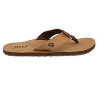 Reef - Chanclas de piel para hombre, Marrón, 45