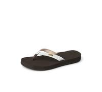 Reef Star Cushion Sassy, Sandalias Flip-Flop Mujer, Marrón/Blanco, 42.5 EU