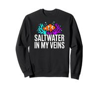 Reef Tank Aquarist Saltwater In My Veins Sudadera