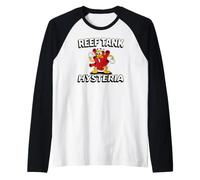 Reef Tank Hysteria Saltwater Aquarium Coral Keeper Camiseta Manga Raglan