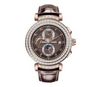 REEF TIGER Charm Diamonds Accent RGA19S3 - Reloj automático para hombre, calendario de 24 horas, correa de piel luminosa, relojes clásicos, RGA19S3-POWL, Tendência