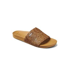 Reef Trenzas Scout Cushion, Chanclas Mujer, Natural, 35 EU