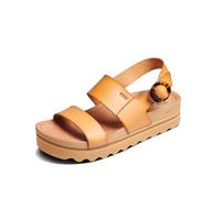 Reef Vista Hi Buckle Sandalias de Plataforma para Mujer, Soporte de Arco, Plantilla Acolchada ultrasuave, Natural, 9.5