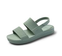 REEF Water Vista Higher - Sandalia de plataforma para mujer, correa de velcro ajustable, Escarchado, 38.5 EU