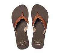 Reef Women's Cushion Celine Sandal, Rust, 5 M US