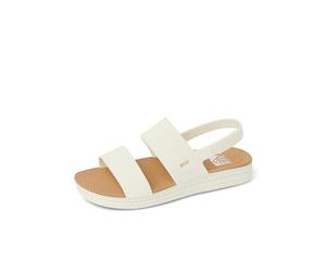 REEF Women's Water Vista Sandal, White/Tan, 10