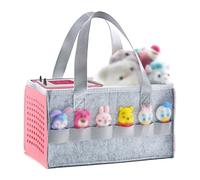 REEKNOKOL Tonies Carry Case, Estuche de transporte para Toniebox Starter Set y accesorios Tonies Case Travel Storage Bolsa de fieltro con asa para Toniebox y Tonies Figurine (Light Pink)