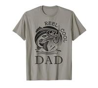 Reel Cool Dad - Camisa de pesca divertida para hombre, día del padre, pescador Camiseta