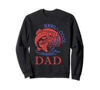 Reel Cool Dad Fishing Lover Humor del padre Sudadera