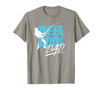 Reel Cool Funny Dad Pesca Día del Padre Angler Hobby Design Camiseta