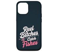 Reel Girls Catch Fishes - Divertidas reinas atrapan peces para mujer Carcasa para iPhone 12/12 Pro