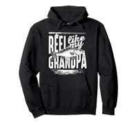 Reel Like My Grandpa Fisherman Grandfather to Grandchild Sudadera con Capucha