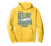 Reel Like My Grandpa Fisherman Grandfather to Grandchild Sudadera con Capucha