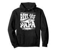 Reel Like My Papa Funny Fishing buddy Grand Son Daughter Sudadera con Capucha