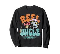 Reel Like My Uncle Funny Fishing Buddy Niece and Nephew Sudadera