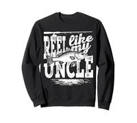 Reel Like My Uncle Funny Fishing buddy Niece and Nephew Tee Sudadera