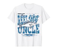 Reel Like My Uncle Funny Fishing Niece and Nephew Tee Camiseta