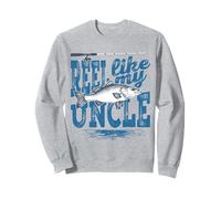 Reel Like My Uncle Funny Fishing Niece and Nephew Tee Sudadera
