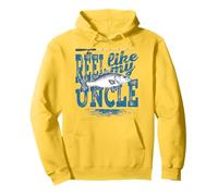 Reel Like My Uncle Funny Fishing Niece and Nephew Tee Sudadera con Capucha