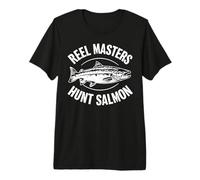 Reel Masters Hunt Salmón Pesca de salmón Camiseta Premium