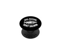 Reel Masters Hunt Salmón Pesca de salmón PopSockets PopGrip Adhesivo