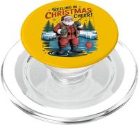 Reeling In Christmas Cheer - Divertida Pesca navideña PopSockets PopGrip para MagSafe