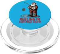 Reeling In Christmas Cheer - Divertida Pesca navideña PopSockets PopGrip para MagSafe