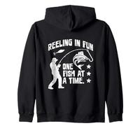 Reeling in Fun, One Fish at a Time Sudadera con Capucha