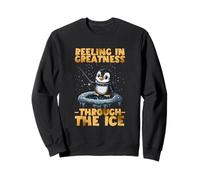 Reeling in Greatness Through The Ice Sudadera