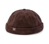 Reell Gorra de Cord Docker, marrón oscuro, Talla única