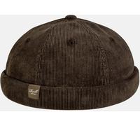 Reell Gorra de Cord Docker, marrón oscuro, Talla única