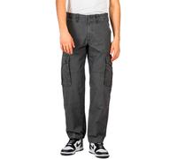 Reell - Pantalón largo Flex Cargo LC, Hombre, Vulcan Grey Used, 34