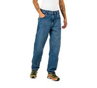Reell Pantalones vaqueros sólidos para hombre, Retro Mid Blue, 32W x 32L