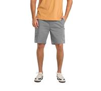 Reell Reflex Easy Cargo - Pantalón corto para hombre, gris claro, S Corto