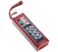 Reely Paquete de baterías de construcción de maquetas (LiPo) 7,4 V 5000 mAh Número de Celdas: 2 50 C Hard Case T-Stecksystem