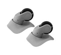 Reemplaza eficientemente las ruedas de tu maleta con este juego, incluye accesorios para una instalación simple, diseño ligero (gris L)